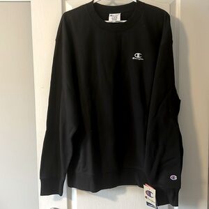 New Black Xl Men Champion Classic Fleece